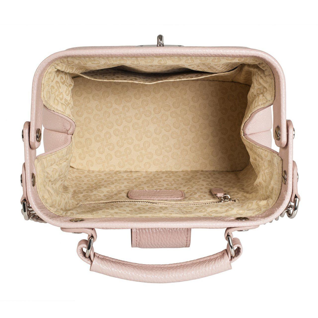 Leather doctor bag for women, Beige (powder) Leather Shoulder Bag, Women's Leather doctor bag, Leather bag KF-2819 - Image 5