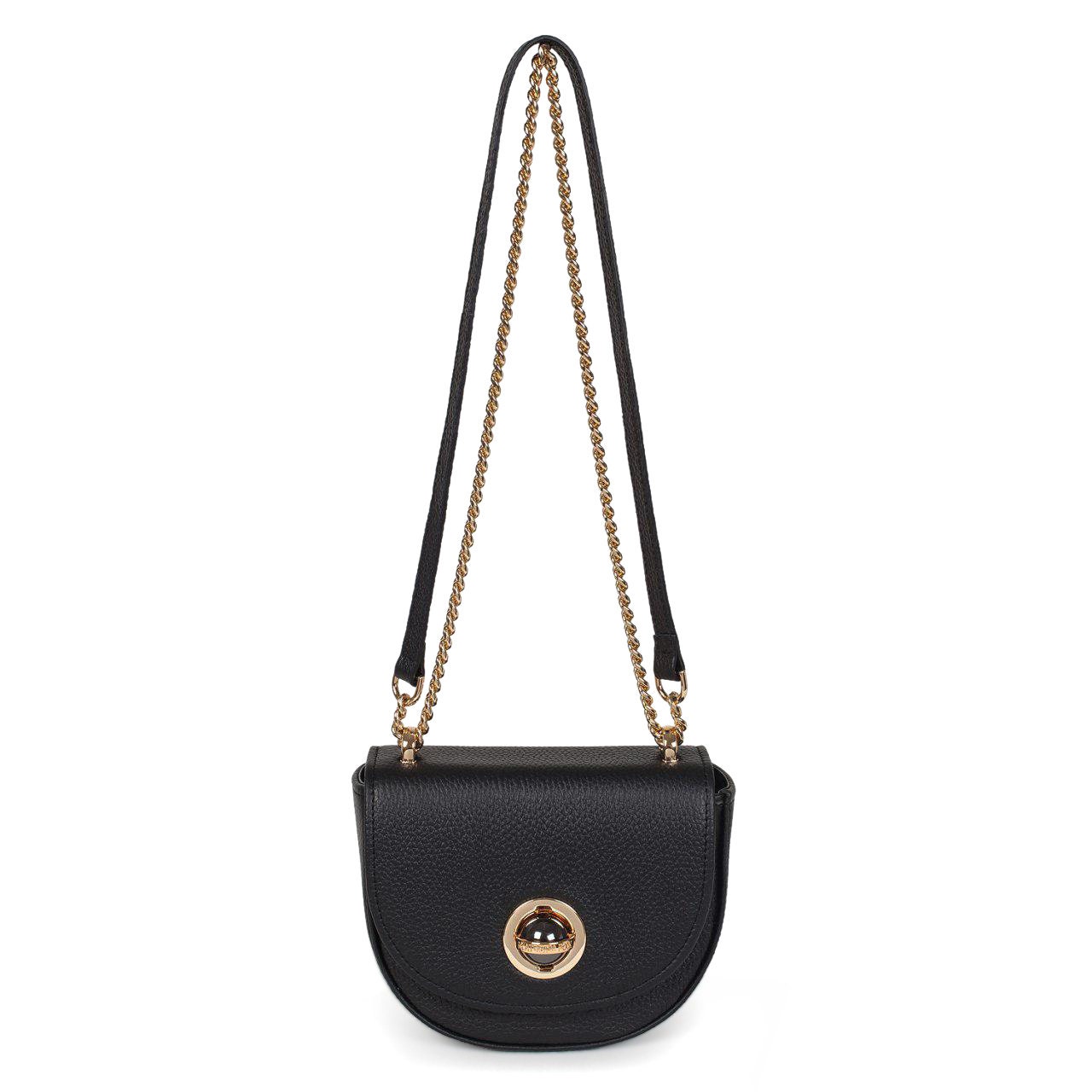 Leather Cross body Bag, Black Leather Shoulder Bag, Women's Leather Crossbody Bag, Leather bag KF-2949 - Image 2