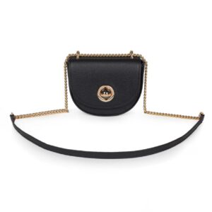 Leather Cross body Bag, Black Leather Shoulder Bag, Women's Leather Crossbody Bag, Leather bag KF-2949