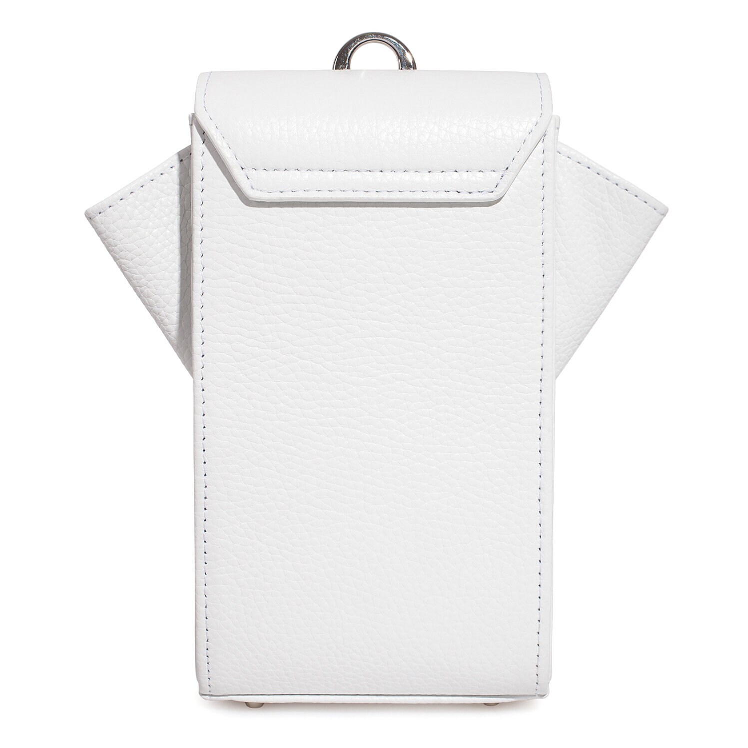 Leather Cross body Bag, White Leather Shoulder Bag, Women's Leather Crossbody Bag, Leather bag KF-3632 - Image 4