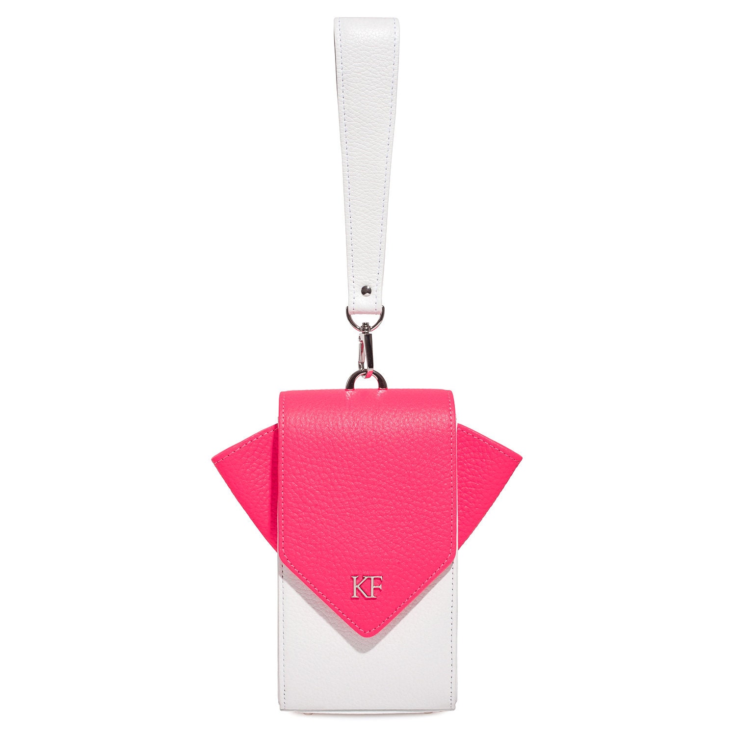 Leather Cross body Bag, White Leather Shoulder Bag, Women's Leather Crossbody Bag, Leather bag KF-3664 - Image 3