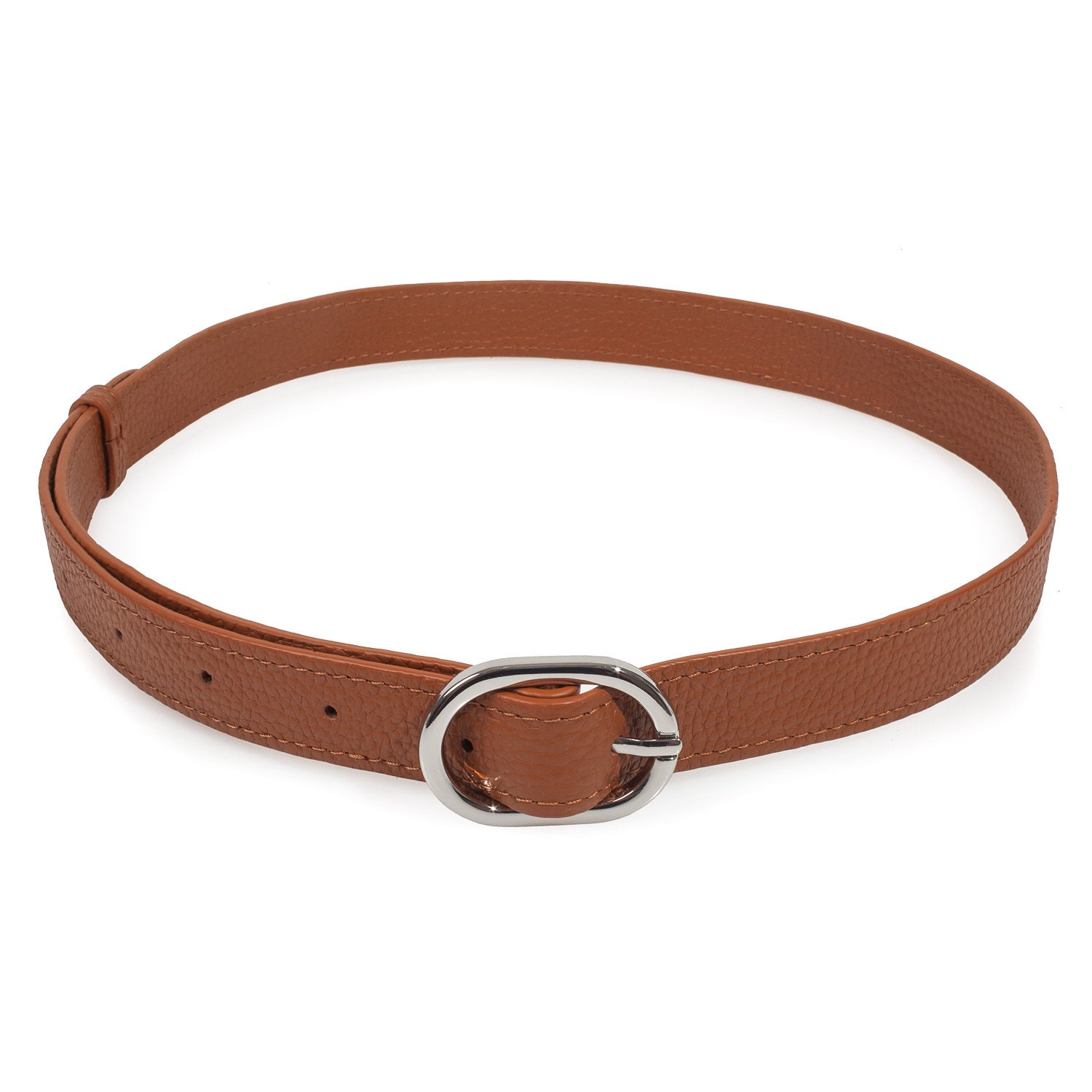 Womens leather belt, ginger leather belt for women KF-3783