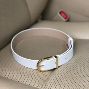 Womens leather belt, black leather belt for women KF-4337
