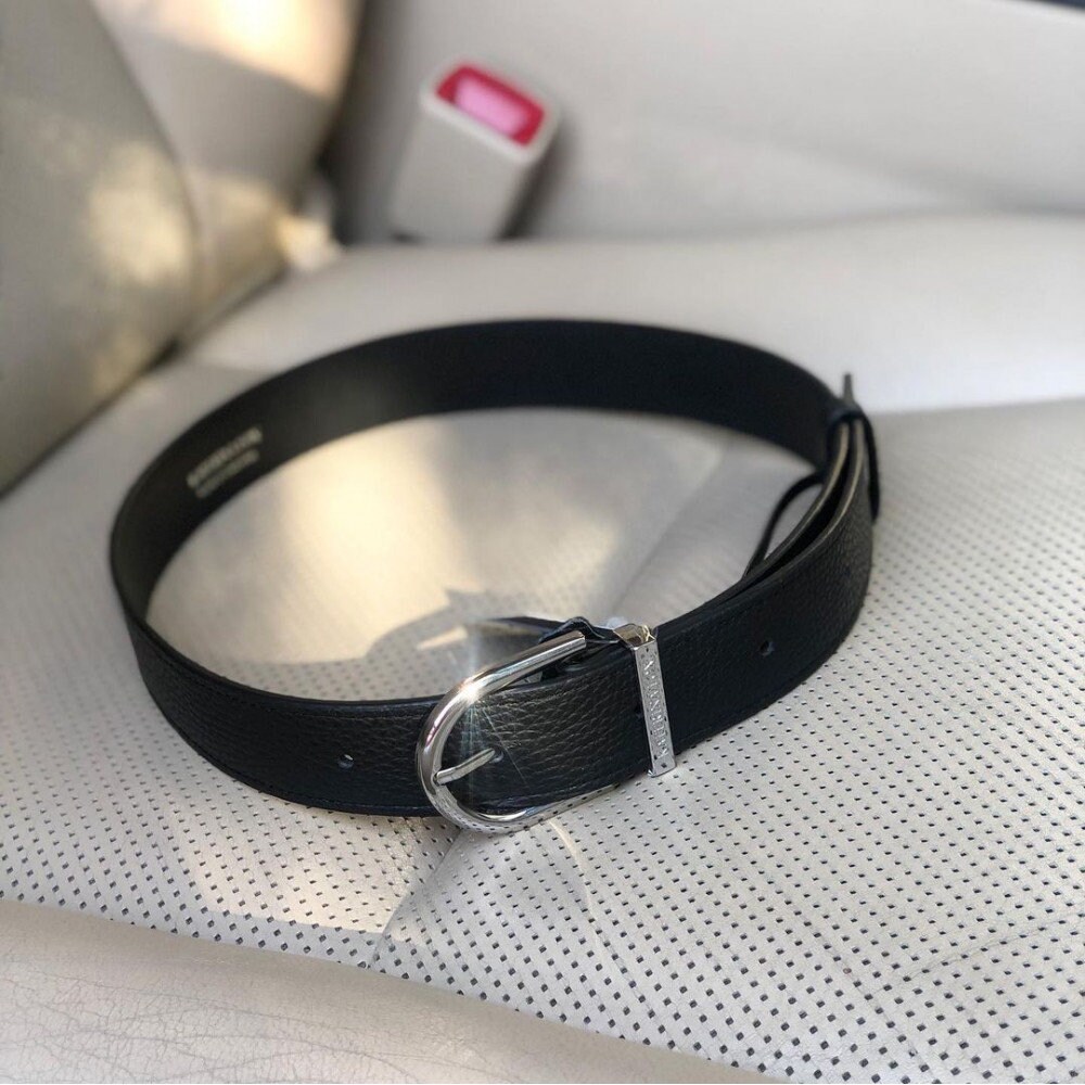 Womens leather belt, black leather belt for women KF-4385